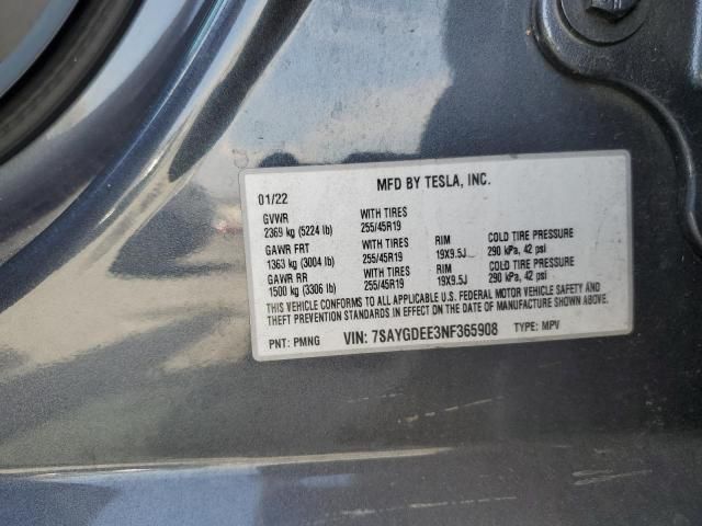 2022 Tesla Model Y