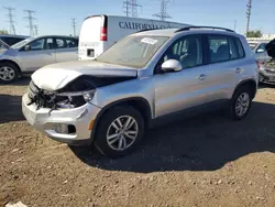 Salvage cars for sale at Elgin, IL auction: 2017 Volkswagen Tiguan S