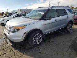 Salvage cars for sale at Chicago Heights, IL auction: 2014 Ford Explorer XLT