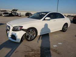 Salvage cars for sale at Wilmer, TX auction: 2017 Mercedes-Benz E 300 4matic