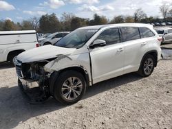 Salvage cars for sale at Madisonville, TN auction: 2014 Toyota Highlander XLE