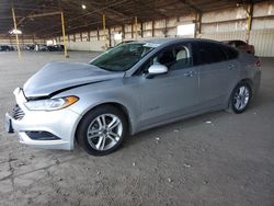 Ford Fusion s Hybrid salvage cars for sale: 2018 Ford Fusion S Hybrid