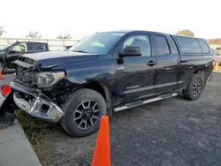 Salvage cars for sale at Mcfarland, WI auction: 2018 Toyota Tundra Double Cab SR