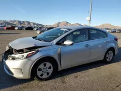 KIA salvage cars for sale: 2017 KIA Forte LX