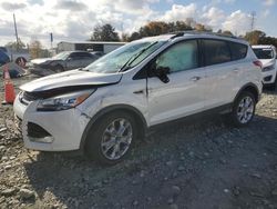 Salvage cars for sale from Copart Mebane, NC: 2015 Ford Escape Titanium