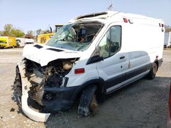 Salvage trucks for sale at Leroy, NY auction: 2017 Ford Transit T-250