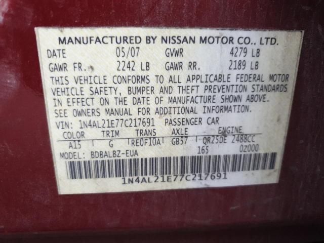 2007 Nissan Altima 2.5