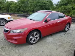 Flood-damaged cars for sale at auction: 2011 Honda Accord EXL