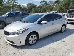 Salvage cars for sale at Fort Pierce, FL auction: 2017 KIA Forte LX