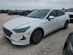 Flood-damaged cars for sale at auction: 2021 Hyundai Sonata Hybrid