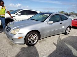 Salvage cars for sale at Riverview, FL auction: 2002 Mercedes-Benz C 230K Sport Coupe