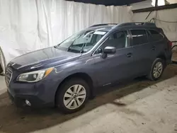 Salvage cars for sale at Ebensburg, PA auction: 2016 Subaru Outback 2.5I Premium