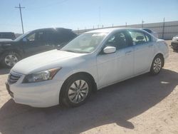 Salvage cars for sale at Andrews, TX auction: 2011 Honda Accord LX