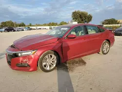 Salvage cars for sale from Copart Tifton, GA: 2018 Honda Accord LX