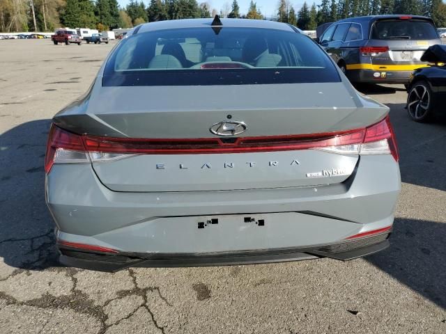 2022 Hyundai Elantra Blue