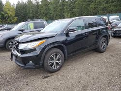 2016 Toyota Highlander XLE en venta en Graham, WA