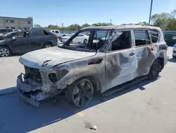 Salvage cars for sale at Wilmer, TX auction: 2018 Nissan Armada SV