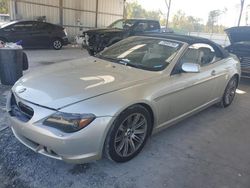 Salvage cars for sale at Cartersville, GA auction: 2006 BMW 650 I