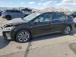 Salvage cars for sale at North Las Vegas, NV auction: 2019 Hyundai Ioniq Limited