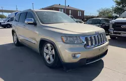 Salvage cars for sale at Grand Prairie, TX auction: 2012 Jeep Grand Cherokee Overland