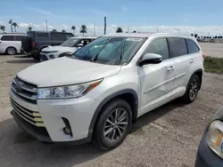 Toyota Highlander se Vehiculos salvage en venta: 2018 Toyota Highlander SE