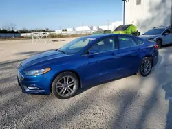 Salvage cars for sale at Milwaukee, WI auction: 2017 Ford Fusion SE