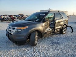 Salvage cars for sale at Temple, TX auction: 2015 Ford Explorer XLT