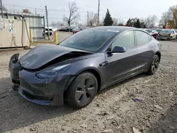 Salvage cars for sale at Lansing, MI auction: 2023 Tesla Model 3