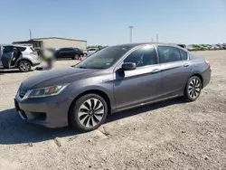 Salvage cars for sale at Temple, TX auction: 2015 Honda Accord Hybrid EXL