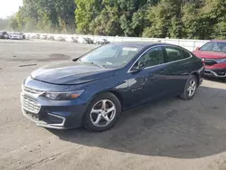 Chevrolet Vehiculos salvage en venta: 2017 Chevrolet Malibu LS