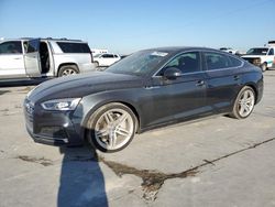 Salvage cars for sale at Grand Prairie, TX auction: 2018 Audi A5 Premium Plus S-Line