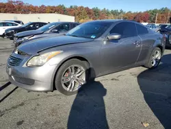 Salvage cars for sale from Copart Exeter, RI: 2009 Infiniti G37