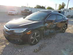 Salvage cars for sale at Oklahoma City, OK auction: 2017 Honda Civic Touring