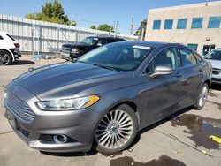 2014 Ford Fusion Titanium en venta en Littleton, CO