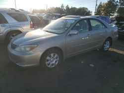 Salvage cars for sale from Copart Denver, CO: 2003 Toyota Camry LE