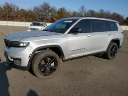 Salvage cars for sale at Brookhaven, NY auction: 2021 Jeep Grand Cherokee L Laredo