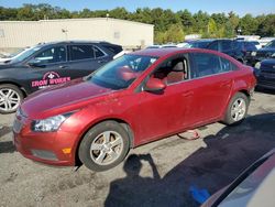 Salvage cars for sale at Exeter, RI auction: 2014 Chevrolet Cruze LT