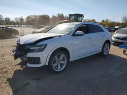 Salvage cars for sale at Chalfont, PA auction: 2021 Audi Q8 Premium Plus