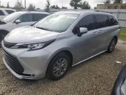 2021 Toyota Sienna XLE en venta en Arcadia, FL