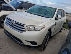 Salvage cars for sale from Copart Arcadia, FL: 2013 Toyota Highlander Base