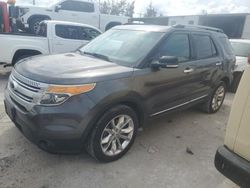 Salvage cars for sale at Riverview, FL auction: 2015 Ford Explorer XLT