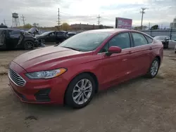 Salvage cars for sale at Chicago Heights, IL auction: 2020 Ford Fusion SE