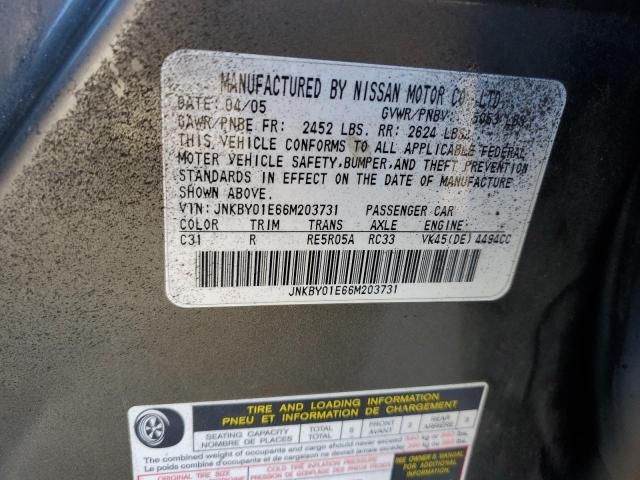 2006 Infiniti M45 Base