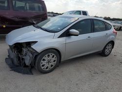 Salvage cars for sale at San Antonio, TX auction: 2012 Ford Focus SE