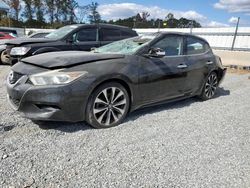 Salvage cars for sale at Spartanburg, SC auction: 2016 Nissan Maxima 3.5S