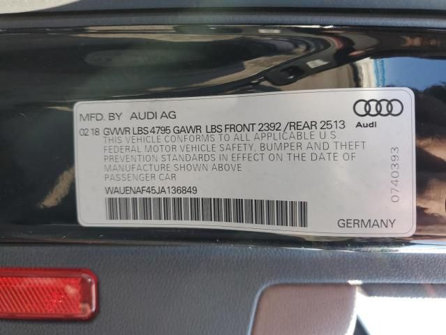 2018 Audi A4 Premium Plus