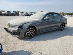 Salvage cars for sale at San Antonio, TX auction: 2021 BMW 540 XI