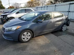 Salvage cars for sale at Moraine, OH auction: 2016 KIA Forte LX