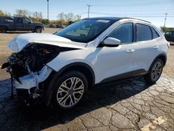 Salvage cars for sale at Woodhaven, MI auction: 2022 Ford Escape SEL