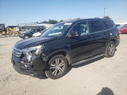 Salvage cars for sale at Sacramento, CA auction: 2016 Honda Pilot EXL